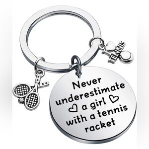 Tennis Player Charm